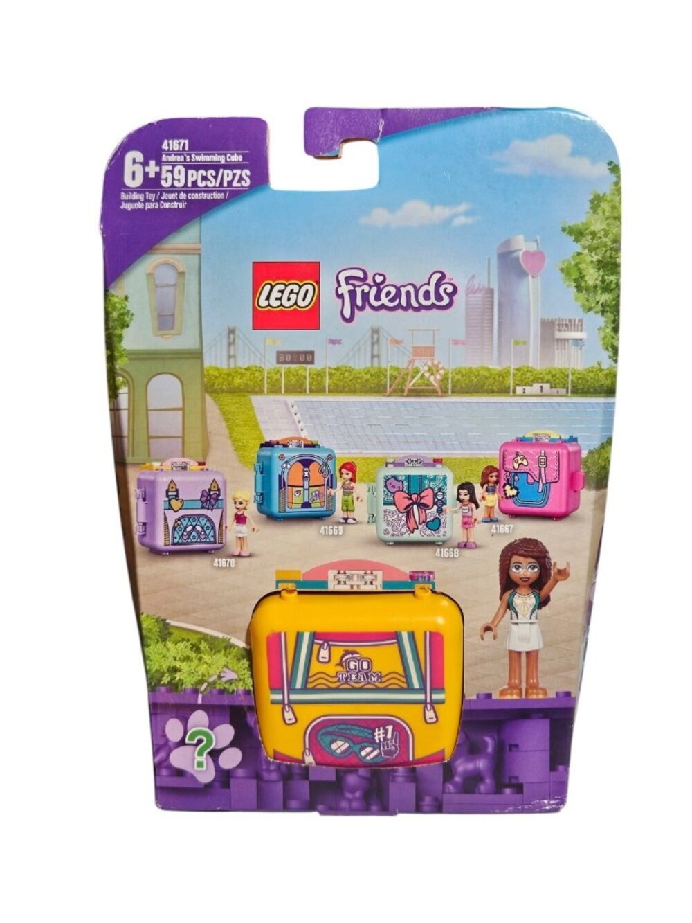 LEGO® Friends Andrea's Swimming Cube 41671 New Factory Sealed w/ Mystery Poodle